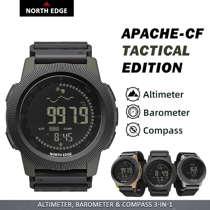 Altimeter Compass Watch - NORTH EDGE APACHE-CF Orologio Digitale da