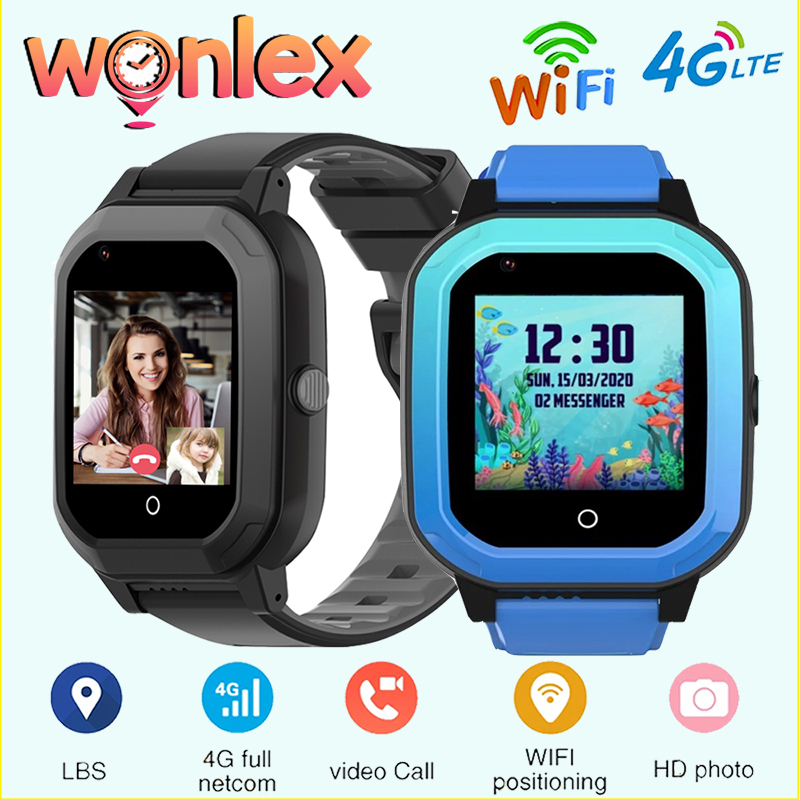 Smartwatch Watches For Kids With Gps - Wonlex 4G Astuto Della Vigilanza Per