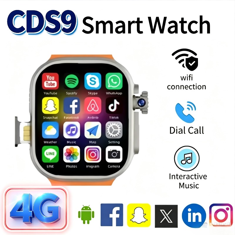 Smartwatch Watches For Women With Gps - Smartwatch Android 4G CDS9 – Fotocamera
