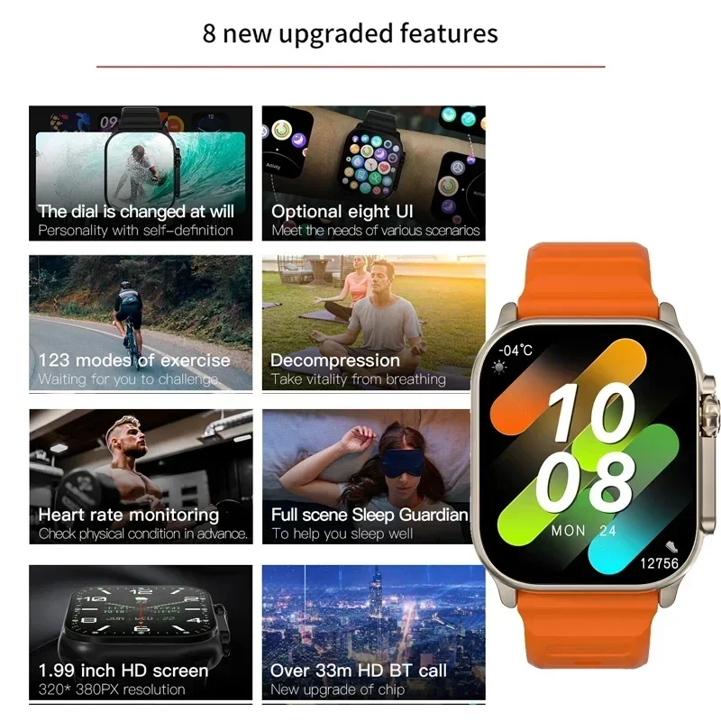 Nuovo Smartwatch T10 Ultra 49m - Smartwatch Watches For Women With Gps recensione e prezzo