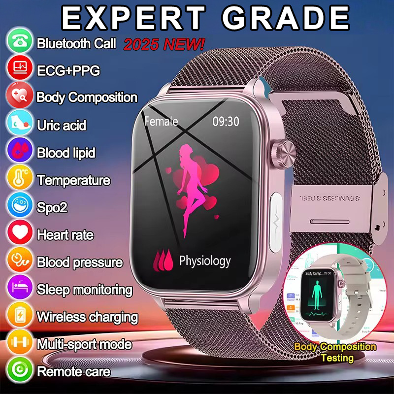 2025 Nuovo ECG + PPG Monitorag - Smartwatch Watches For Girls recensione e prezzo