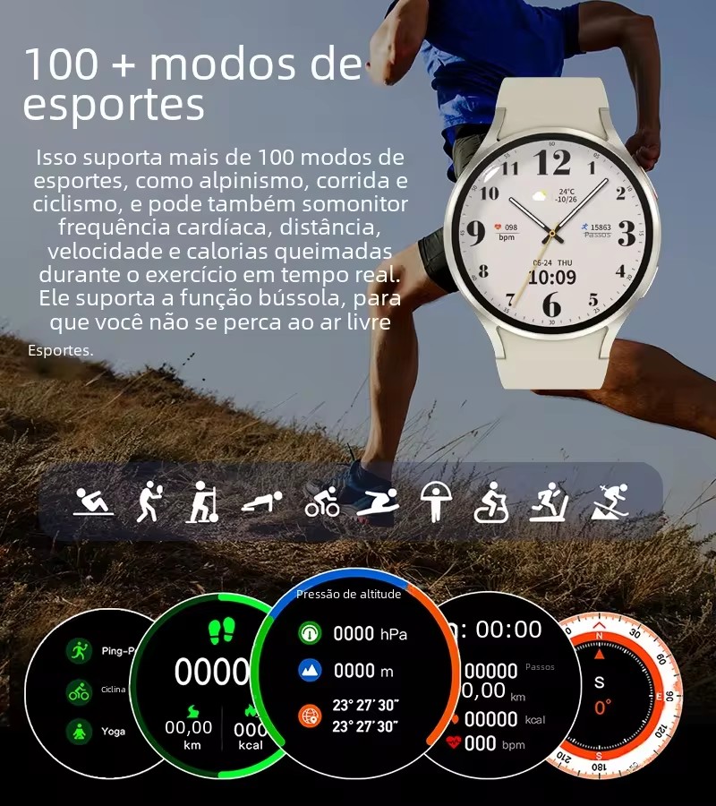 Nuovo Smartwatch 6 con GPS, Or - Smartwatch Watches For Women With Gps recensione e prezzo