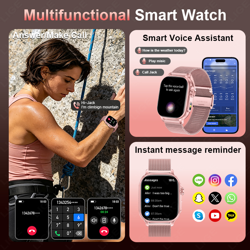 Nuovo Smartwatch 2026 con Batt - Smartwatch Watches For Girls recensione e prezzo