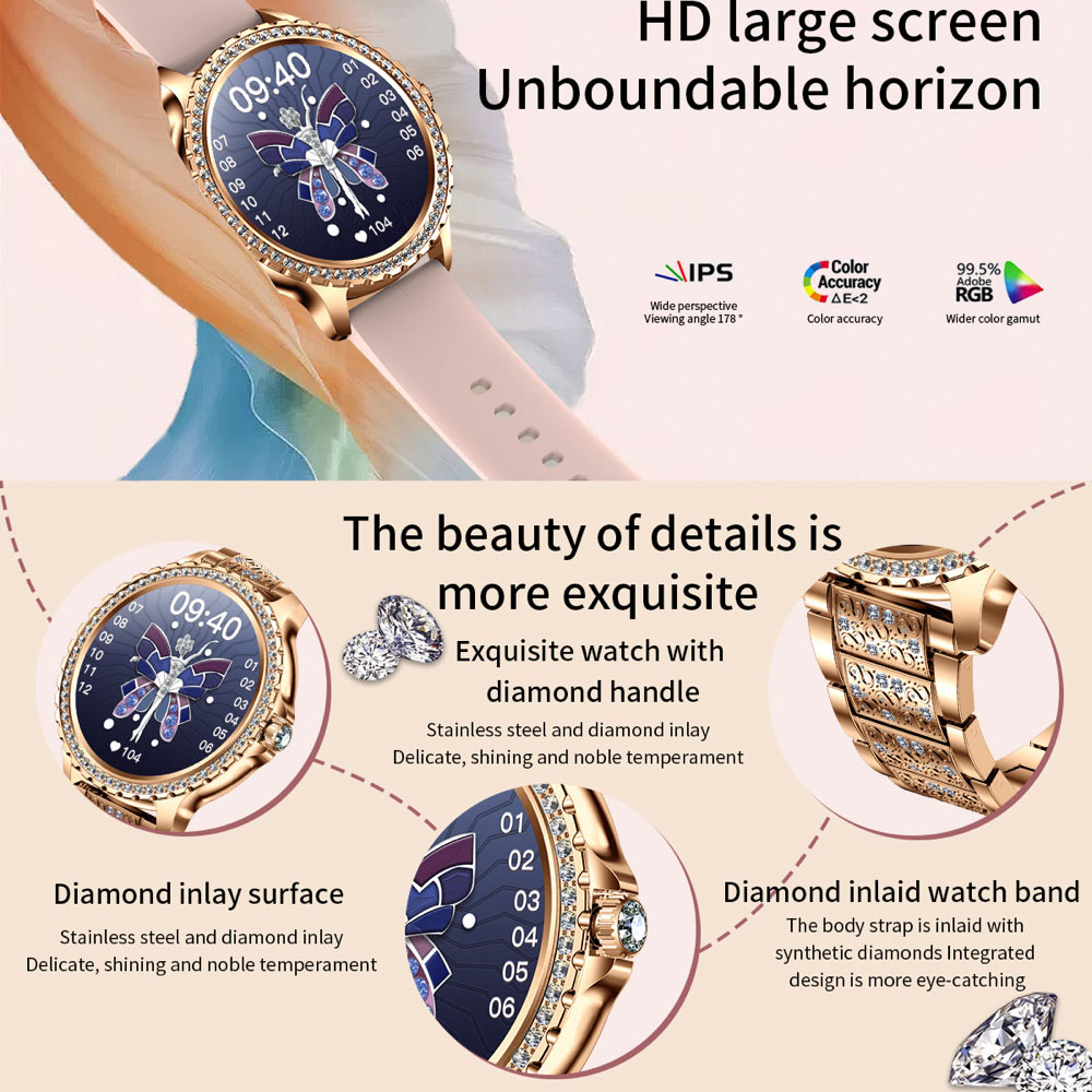 696 Nuovo Blue Tooth Call Orol - Watches Ladies Smartwatch recensione e prezzo