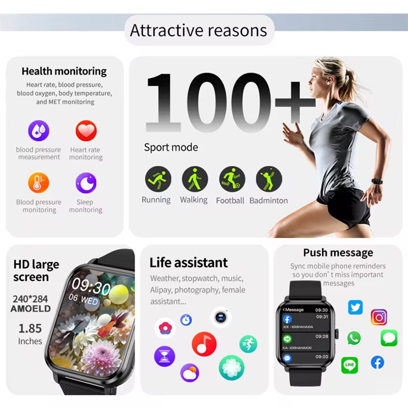 Nuovo Smartwatch Sportivo di A - Smartwatch Watches For Women With Gps recensione e prezzo