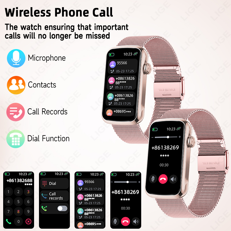 LIGE 1.47 ''Smart Watch Donna  - Watches Ladies Smartwatch recensione e prezzo