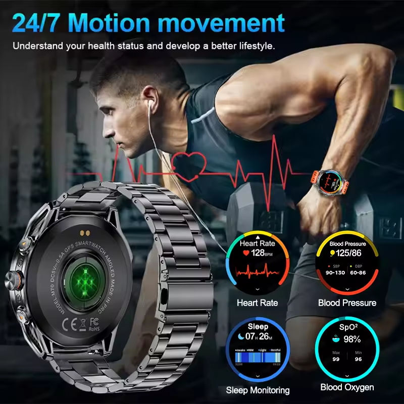 2025 Nuovo Outdoor Militare GP - Altimeter Compass Watch recensione e prezzo